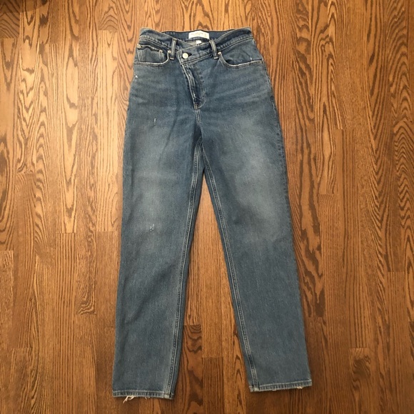 Abercrombie & Fitch Curve Love 90s Ultra High Rise Straight Jeans - Picture 6 of 8